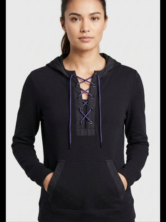 Ralph Lauren Tops - L-RL Lauren Active RL Bouse Size S Pockets Lace Up Long Sleeve
